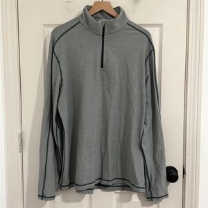 Lululemon‎ Surge Quarter Zip Pullover Men 2X Gray Long Sleeve Athleisure Gym